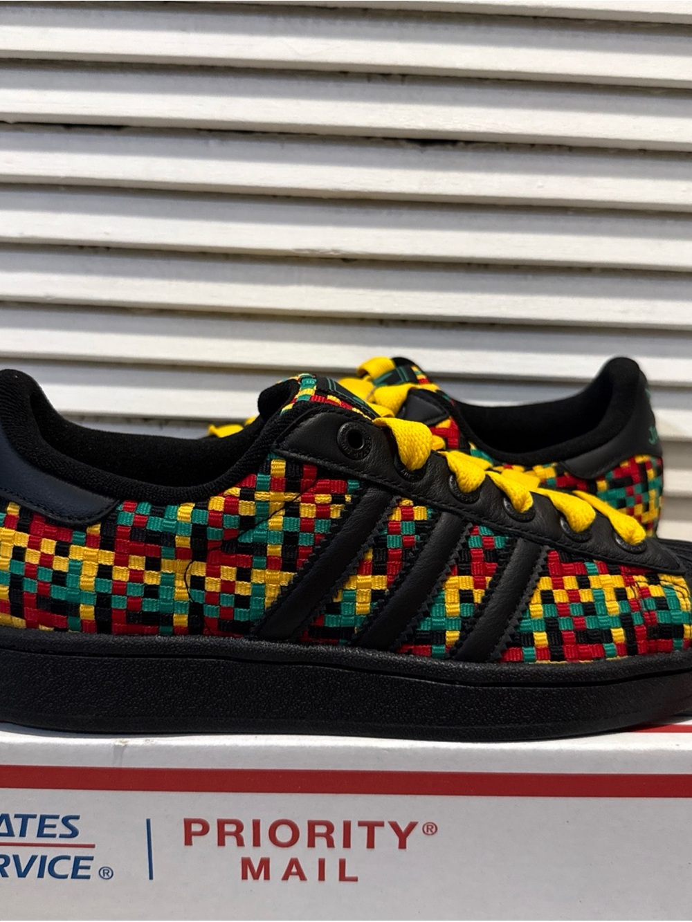 New Adidas Superstar II x Bob Marley Jamaica Reggae Shoes Men’s Size 8 IH9785
